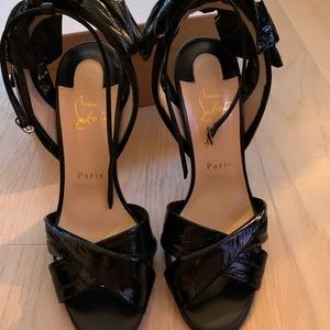 Christian Louboutin Marylineska Black Bow Stiletto